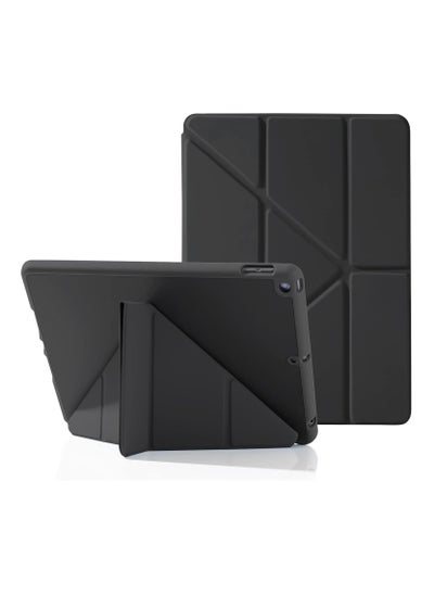 Buy Ecosystem Case for iPad 10.2 Inches 9th (2021)& 8th (2020)& 7th (2019) Generation, 5-in-1 Multiple Viewing Angles, Smooth Silicone Cover & Soft TPU Back, Auto Wake/Sleep, iPad 10.2/10.5 (Black) in Egypt