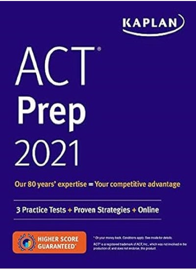 اشتري ACT Prep 2021   3 Practice Tests Proven Strategies  Online في الامارات