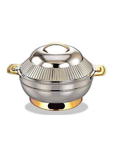 اشتري Stainless Steel Sahara Luxury Style Casserole Hotpot 2500ml في الامارات