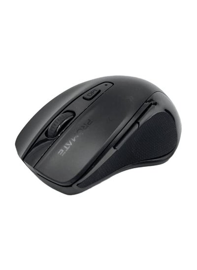 اشتري PR0MATE Cursor EZGrip Ergonomic Wireless Mouse 2.4Ghz 1600 DPI High Precision 10M Working Range 2405-2475Mhz Black في السعودية