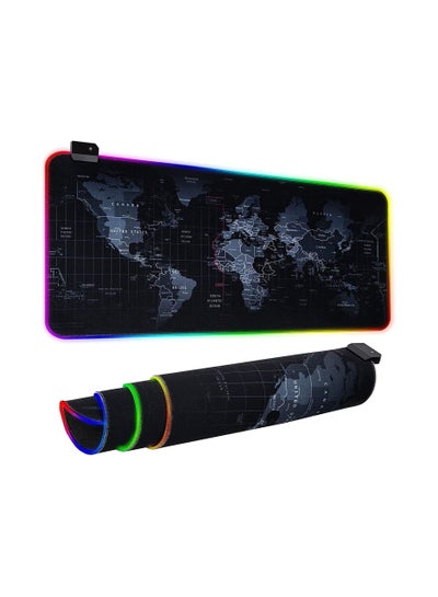 Buy RGB Gaming Mouse Mat - 800x300 mm - XXL Extended Large LED Mouse Pad - 7 Multi Colour and 4 Effect Modes – Non Slip Rubber Base - Mice Mat for MacBook Roccat Razer PC – wipeable in Egypt