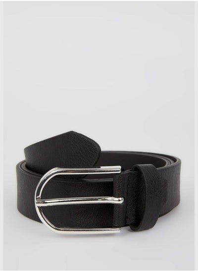 Buy Faux Leather Jean Belt in UAE