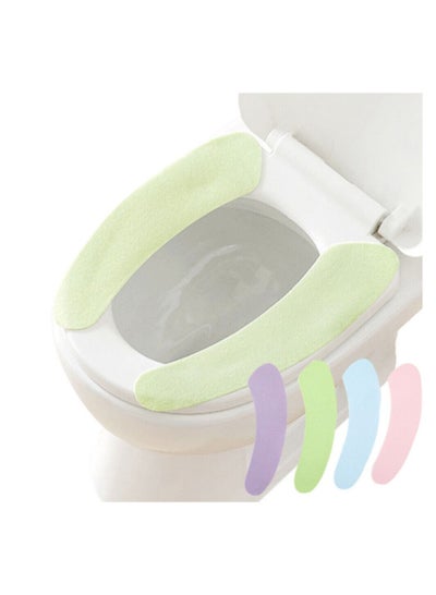 Buy Toilet Lid Covers 4 Pairs Washable Warm Toilet Seat Cushion in Egypt
