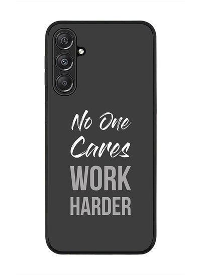 Buy Rugged Black Edge case for Samsung Galaxy M34 5G, Custom Slim fit Flexible Anti Drop Thin Phone Case Cover - Work Harder in UAE