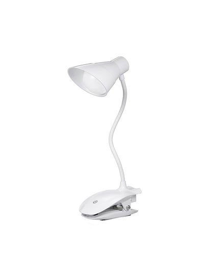 Buy LED Clip Reading Light Clip on Light Battery Operated,USB Rechargeable Book Light,Dimmable Touch Bedside Lamp,Portable Desk Lamp with Good Eye Protection in Saudi Arabia