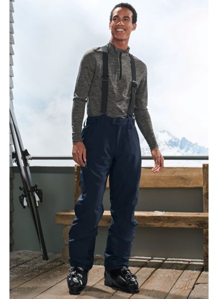 اشتري Men Plain Outdoor Ski Trousers, Navy في الامارات