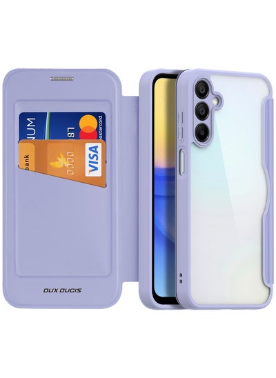 Buy DUX DUCIS Skin X Pro Series Case for Samsung Galaxy A15 5G/4G With Wireless charger - Purple in Egypt