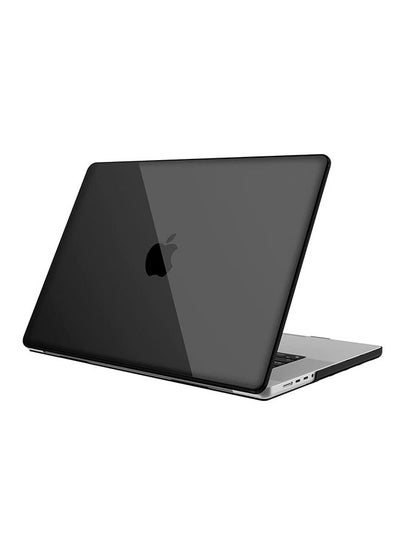 Buy Crystal Clear Case For MacBook Pro 16 inch Case A2485 Plastic Hard Shell Cover for 2021 MacBook Pro 16.2 - Black in UAE