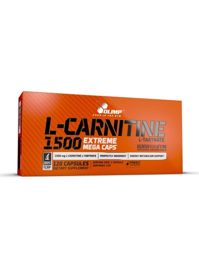 اشتري L Carnitine 1500 Extreme Mega 120 Caps في الامارات