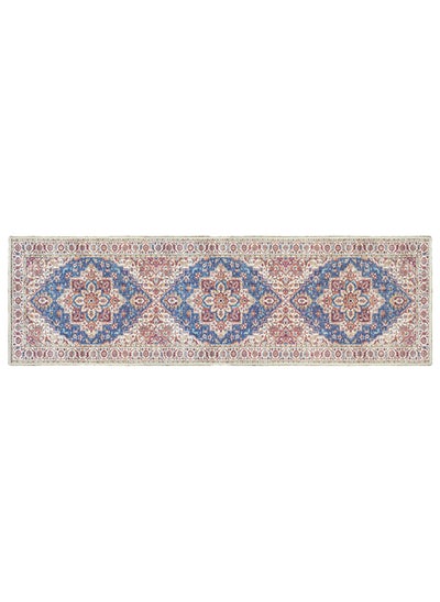 Buy Extra-Long 200cm by 80cm Bohemian Hallway Runner Carpet with Anti-Slip Backing Area Rug for Entryways to Kitchen, Living Room, and Stairs in Saudi Arabia