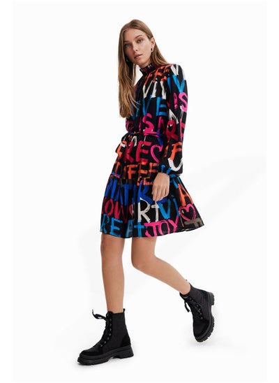 Buy Short tunic dress with messages in Egypt