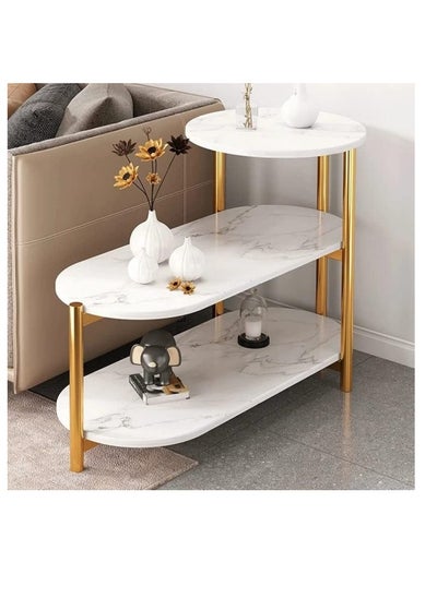 Buy Sofa Side Cabinet Home Apartment Living Room Table Multi-layer Sofa Coffee Tables,Light Luxury Bedside Tables Simple Modern Home Furniture Living Room Small Table in Saudi Arabia