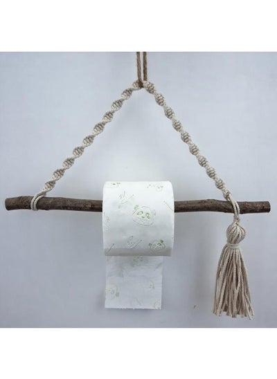 Buy Macrame paper roll tissue holder in Egypt