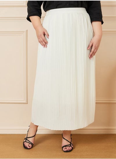 Buy Pleated Maxi Skirt in Saudi Arabia