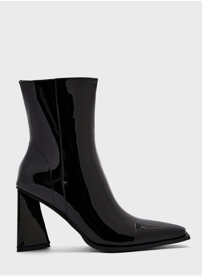 Buy Sculptural Heel Ankle Boots in Saudi Arabia