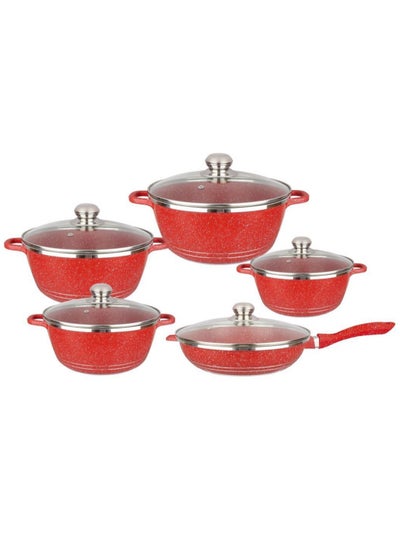 Buy Mbh Durable Non-stick Granite Coating Cooking Pot/sufuria-12 PIECE in UAE