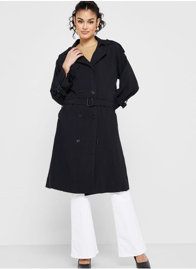 Buy Longline Classic Trench Coat in UAE