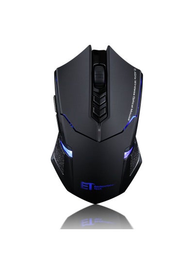 Buy [Factory wholesale] ET wireless mouse X08 mute gaming computer mouse mouse mouse laser mouse silent version Red/first purchase [Favorite Product + follow the store] Free Shipping in Saudi Arabia