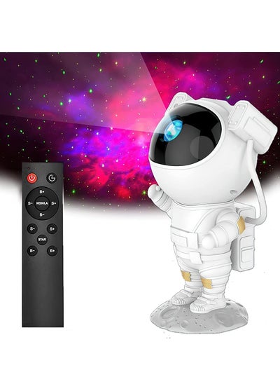 Buy Star Projector Night Light with Timer, Remote Control and 360°Adjustable Design, Astronaut Nebula Galaxy Night Light Projector for Children Adults Baby Bedroom, Party Room and Game Room in UAE