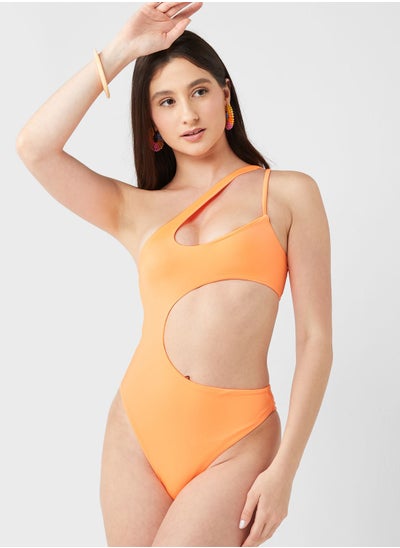 Buy Cut Out High Leg Swimsuit in UAE