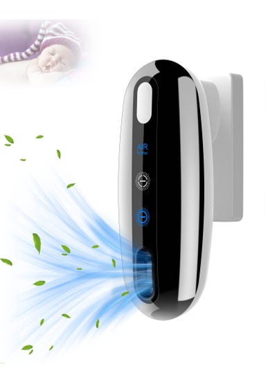 اشتري Air Purifiers, Plug in Air Purifier, Air Ionizers for Home Bedroom Pets in Home, Bathroom to Clean Odor, Pollen, Dust, Pet Dander ,Two Modes في الامارات