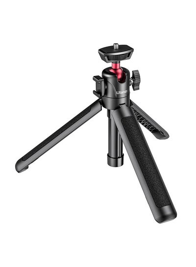 اشتري Ulanzi MT-16 Extendable Selfie Stick Tripod 4-Section 44cm/17.3in 2KG Payload with 360° Swivel Ball Head Cold Shoe Universal 1/4 Screw for Phone Camera Microphone LED Light Mounting في الامارات