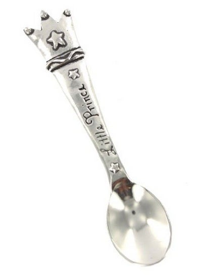 Buy Little Prince Pewter Baby Spoon in UAE