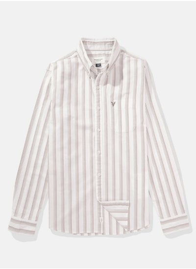 اشتري AE Striped Everyday Oxford Button-Up Shirt في السعودية