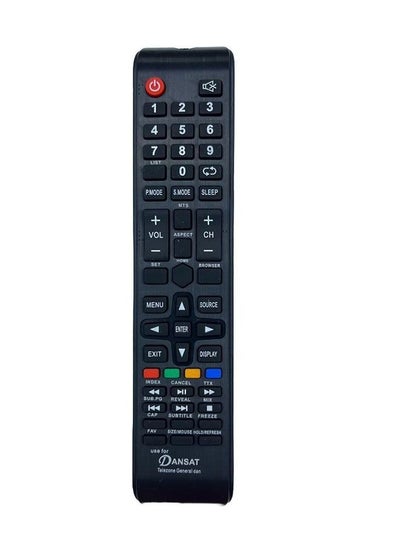 اشتري Replacement Universal Remote Control For Dansat LED LCD Smart TV Black في السعودية