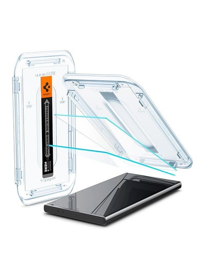 Buy Tempered Glass Screen Protector [GlasTR EZ Fit] for Galaxy S24 Ultra [Case Friendly] - 2 Pack in Saudi Arabia