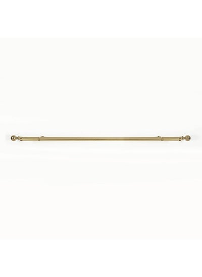 اشتري Luna Double Extendable Curtain Rod, Gold - 160-300 cm في الامارات