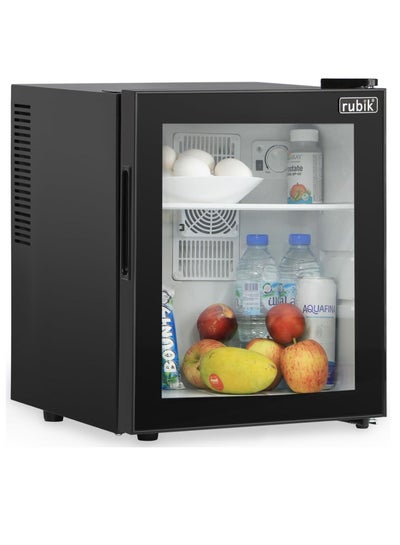 اشتري Mini Fridge 30L Glass Door AC 220V Cooler Beverage Refrigerator for Food Drinks Skincare Great for Home Office Hotel في الامارات