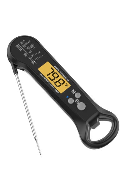 Buy Digital Meat Thermometer, Instant Read Food Thermometer with Probe, Waterproof Cooking Thermometer with Backlight, Professional Grill Thermometer for Kitchen, Outdoor and BBQ in UAE