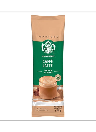 اشتري Caffe Latte Premium Instant Coffee Mix Stick 14grams في الامارات