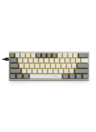 Buy Z-11 Mechanical Gaming Keyboard with Yellow Backlight Blue Switch in Saudi Arabia