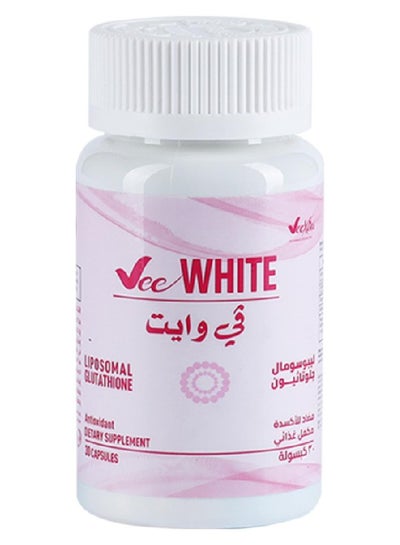 Veexia Vee White Capsules with Liposomal Glutathione 10000 mg with vitamin C | to brighten, even skin tone, and restore your natural glow | 30 capsules price in Egypt | Noon Egypt | kanbkam Veexia Vee White Capsules with Liposomal Glutathione 10000 mg with vitamin C | to brighten, even skin tone, and restore your natural glow | 30 capsules price in Egypt | Noon Egypt | kanbkam