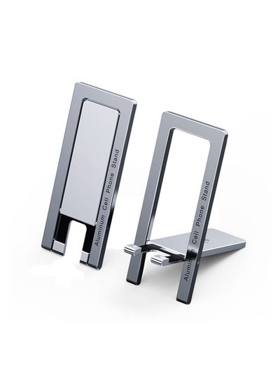 Buy Cell Phone Stand for Desk, 1Pcs Portable Mobile Phone Holder, Foldable Aluminum Phone Holder, Adjustable View Angle Stand for iPhone 15 14 Pro Max X SE XR 8 Plus for Samsung Galaxy iPad Mini in Saudi Arabia