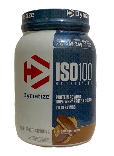 ISO 100 Hydrolyzed Protein Powder Chocolate Peanut Butter Whey Protein ...