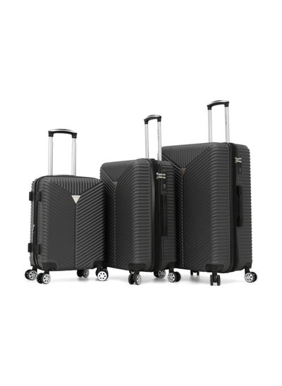 Buy TAKEOFF Hard Side Luggage Trolley Bag 3 Pieces Set in Saudi Arabia