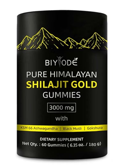 Shilajit Gummies,Pure Shilajit Himalayan Rich in Ashwagandha Gokshura ...