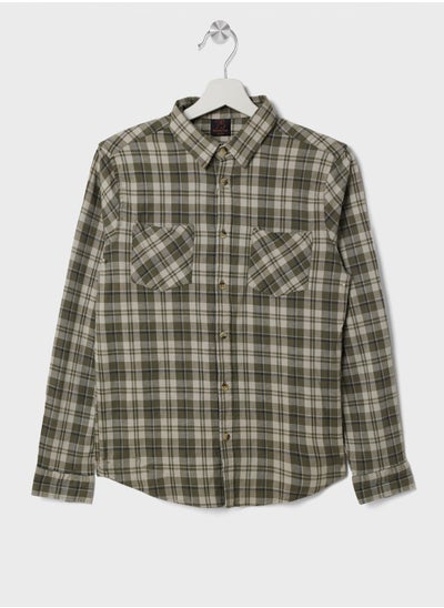 Buy Long Sleeve Check Shirt in Saudi Arabia