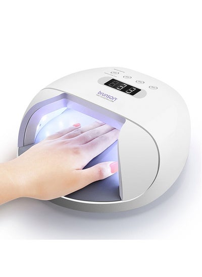 Buy Smart Uv Led Nail Lamp 48W Uv Light For Gel Nails With Double Power Design, 4 Timer Setting, LCD Display,Painless Curing,Over-Temperature Protection in UAE