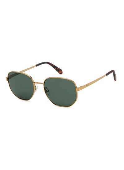 اشتري Men's Uv Protection Rectangular Shape Metal Sunglasses Fos 2134/G/S Green 46 - Lens Size: 45.5 Mm - Mttant Gd في الامارات