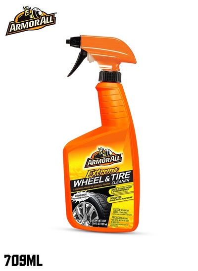 اشتري ARMOR ALL Extreme Wheel Cleaner And Tire Cleaner 709ml Wheel Cleaner Dissolves Brake Dust Road Grime Foam Cleaner في السعودية