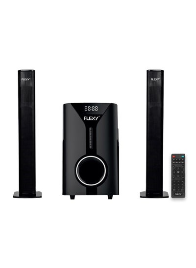 Buy Flexy 2.1 Channel 5000W Home Theater Speaker System With Remote Bluetooth USB And FM Radio in UAE