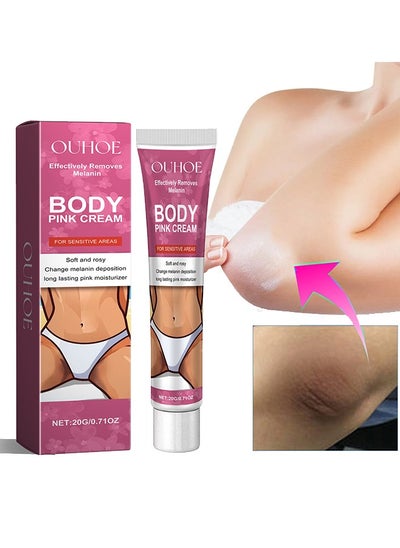 Buy Body Pink Cream-Snow Bleach Cream for Private Part Underarm Whitening, Dark Skin Bleaching Cream for Dark Spots, Face and Body Skin Lightening Bleaching Cream for Intimate Areas Brightening in UAE