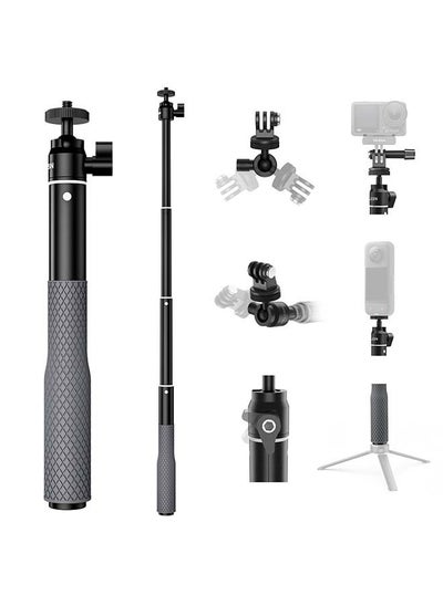 Buy TELESIN 360° Waterproof Selfie Stick 25.75" w Hand Strap Underwater Dive Diving Extension Stick Pole Monopod for GoPro Max 12 11 10 9 8 7 Insta360 X3 GO3 Ace Pro DJI Action 4 Osmo Pocket 3 Accessories in UAE