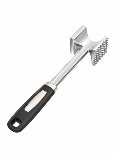 Buy Gourmet Meat Tenderizer Tenderizer Hammer/ Mallet Tool/ Pounder for Tenderizing and Pounding Steak Beef Poultry Solid Metal Construction with Rubber Comfort Grip Handle (Black) in UAE