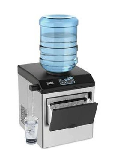 Buy Ice Maker With Water Dispenser - 1.6 Liters - Operated by Bottle - Steel - XPIM-40SS in Saudi Arabia