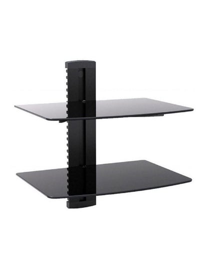 اشتري 2-Layer Shelf Adjustable TV Mount For Below 32 Inch Black في السعودية